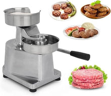 USZWBY Commercial Hamburger Patty Press Maker, for Large Stuffed Burgers Grill Burger Press Tool, for Commercial Hamburgers(13cm)