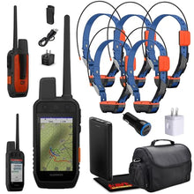 Garmin Alpha 300i Handheld Dog Tracker & Training System Bundle with 5X T20 Collars Black