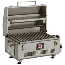 Solaire SOL-IR17MWR Marine Grade Portable Infrared Propane Gas Grill with Warming Rack, Stainless Steel