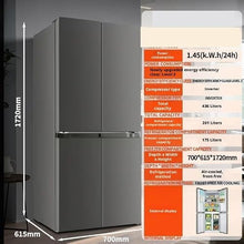 AWMGPDDBTO Mini Fridge Four-Door Frost-Free Refrigerator