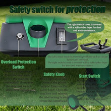 Heavy Duty 4500 RPM Garden Waste Chipper for Backyard Composting 2400W