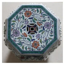 Tu Ye-US Decorative Garden Stools, Ceramic Chinese Blue and White Porcelain Drum Stool Living Room Toilet Porcelain Ceramic Stool(B)