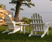 Polywood PWS214-1-TE Classic Adirondack Chair Seating Set in Teak