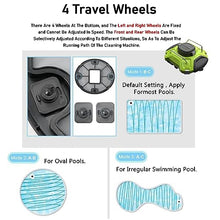 Automatic Cordless Robotic Pool Cleaner, 180 Minutes Runtime, Ideal for In-Ground Flat Pools Up to 1000 Sq.Ft
