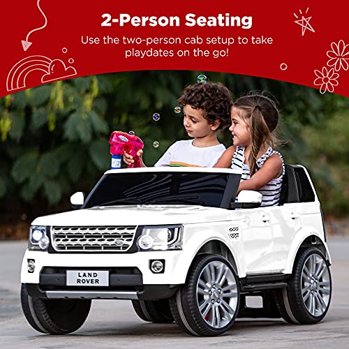 Best Choice Products 12V Land Rover Ride-On Car Toy with Remote & MP3 - White