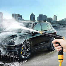 C/H Garden Hose Pipe 5m Flexible Lightweight with 4 Function Spray Gun Yellow
