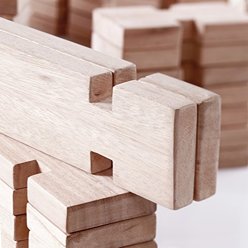 Guidecraft Notch Blocks 89-Piece Set Natural