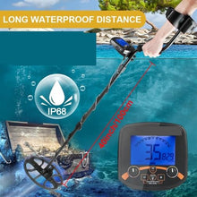 FENOKD Metal Detector, Metal Detector Professional Underground Depth Gold Treasure Handheld High Frequency Detecting for Beginners