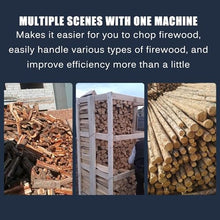 QUGURLID Electric Wood Splitter Machine,Powered Firewood Splitter Tool, No-Load Speed 450 R/min, Firewood Diameter <30 Cm, for Splitting Work