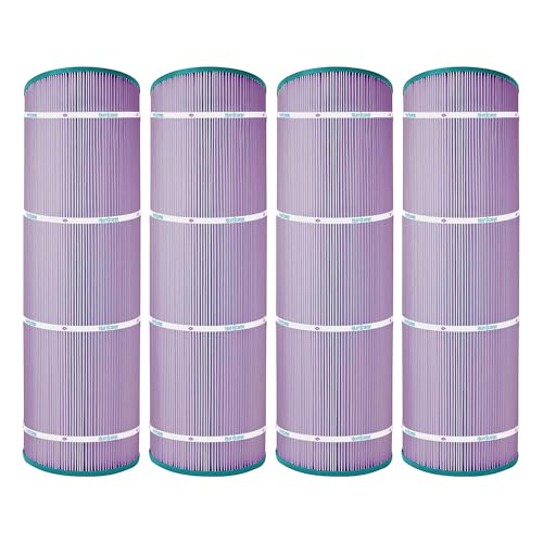 Hurricane Filters 4 Pack HF8417-01P Platinum Purple Pool Filter Cartridge - Replacement for PA175, Unicel C-8417, Filbur FC-1294, Hayward Star-Clear Plus C1750, C1900, Sta-RIte PXC-175