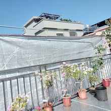 Heavy Duty 99% Sunblock Aluminet Shade Cloth for Cars RVs Pools & Patios - Durable Privacy Mesh Netting (6x18m) for Effective Sunshade & Outdoor Coverage