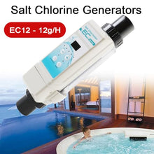 MECUTP Saltwater Chlorinator, Automatic Cleaning Water Pool Chlorinator