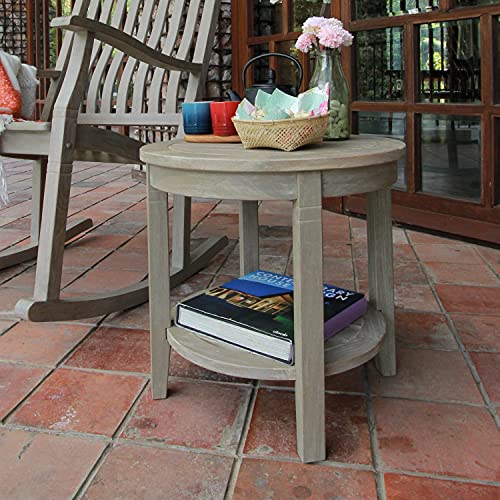 Cambridge Casual Superior Indonesian Arie Rocking Chair Chat Set Weathered Gray