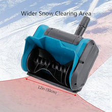 HYUIO Foldable Powerfull Snow Shovel, Portable Snow Shovel with Battery and Charger, Efficient Snow Removal, Snow Blower for Driveway Winter Snow Removal(One Batteries)