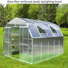 Polycarbonate Sheets All-Weather Outdoor Greenhouse Covering, Plastic Roofing Sheets Rainproof Insulation Protection(1.56x1212m)