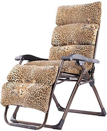 JIOLLGBBM Lightweight Zero Gravity Patio Lounger Chair, Extra Large Outdoor Folding Sun Deck Chair, Reclining Garden Chair, Home Lounge Chair with Cotton Pad, Supports 260kg (N) (S)