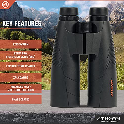 Athlon Optics 15x56 Cronus G2 UHD Binoculars Black