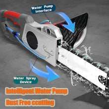 GAYAYAS Concrete Cutting Saw, Handheld Chainsaw, with Water Fed Dust Suppression, Handheld Electric Mini Chainsaw Wall Cutter, for Granite, Reinforced Concrete,Depth48cm