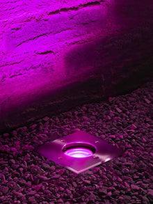 Auraglow Color Changing Uplighters IP67 Recessed, GU10 Kit, 8 Pack