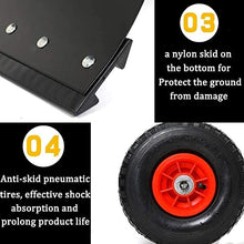 Snow Shovel Wheeled Snow Shovel Pusher|Metal Rolling Snow Removal Tool with Height Adjustable Handle for Driveway Pavement Clearing Snow Pusher