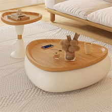 Side End Table Solid Wood Coffee Table Set for Living Room Rustic Style, Perfect for Modern or Traditional Decor, Ideal for Small Spaces Accent Coffee Table for Living Room Bedroom Office