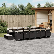 AMBERARD Garden Dining Set Black Furniture Set