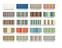 TeakFurnitureCenter Cadras Sofa Set Sunbrella Fabric Outdoor Cushions