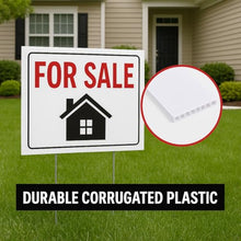 Custom Yard Signs 18x24" – 20 Pack Full Color Personalized Double Sided Lawn Signs, Includes Metal H-Stakes, Perfect for Outdoor Events & Real Estate Use
