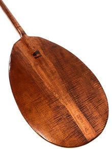Tikimaster Premium Tiger Curls Koa Paddle 60 in Steersman HI Yellow