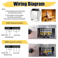 Pfps 9KW Electric Sauna Heater, Stainless Steel Dry Sauna Stove, Built-in Controller with Fast Heating, 0-180 Min Timer, 0-80℃ Temp, for Steam Room, Spa 8KW-In380