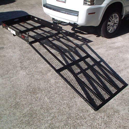 Scooter Wheelchair Carrier Loading Ramp for Mobility Electric Trailer Hitch 500#