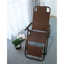 FENOKD Rocking Chair Rocking Chair Folding Chair Lounger PE Rattan Steel Frame Beach Deck Chair Garden Chair Interesting