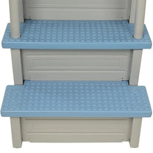 Cloud Grey w/Tranquil Blue Steps Swimming Pool Ladder for Aqua Select