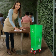 Beverage Bin, for Leftover Beverage, Green Beverage tub, Beverage Disposal Bin, Collect Cocktail, Garnish, Tea, Beer, Wine,ice and Straws, for Server Station