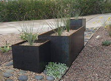 Nice Planter Corten Steel Trough Planter, 20" x 46" x 20"