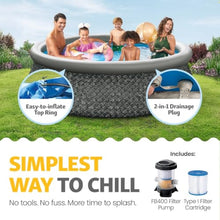 10' x 30" Round Above Ground Swimming Pool