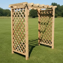 Keystone Amish Co. Manchester Cedar Arbor, 4-Foot, Natural Stain