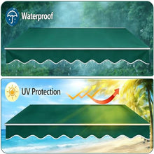 Waterproof Sunshade Canopy Replacement Fabric 200cm 250cm 300cm 400cm 600cm 700cm for Balcony Garden Patio Umbrellas (Red 20x13ft/600x400cm)