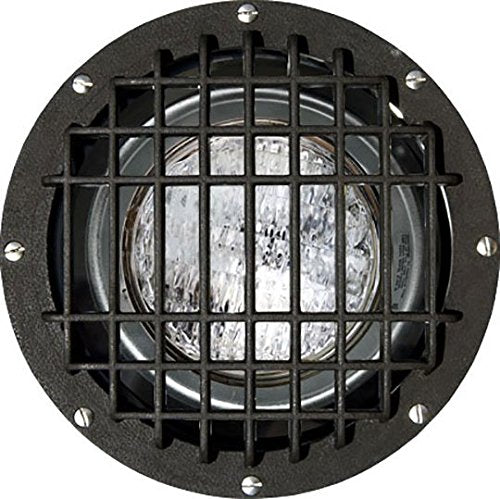 Dabmar Lighting FG4380-MED/GRL Fiberglass Light Fixture, 70W MH/Med 120V with Grill Light, Bronze Finish