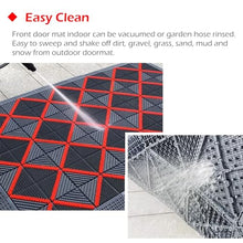 GTPBAO Front Door Mat Outside Entrance, Floor Doormat with Dirt Trapper, Waterproof Entry Mats, All Weather for Patio Warehouse(150x300cm/59x118.1in)