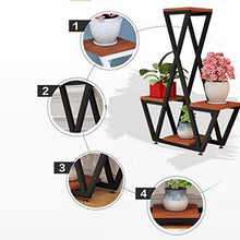 Tiered Indoor Outdoor Plant Stand, Plant Rack Shelf Holder, Patio or Garage Storage Rack, Shoe Organizer, Black Metal Frame (Color : White-Patch Five-Pointed star4) (White Patch Five)