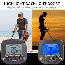 FENOKD Metal Detector, Metal Detector Professional Underground Depth Gold Treasure Handheld High Frequency Detecting for Beginners