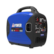 A-iPower Portable Inverter Generator, 2000W Ultra-Quiet Powered By Yamaha Engine RV Ready, EPA Compliant, Ultra Lightweight For Backup Home Use, Tailgating & Camping (SC2000i)
