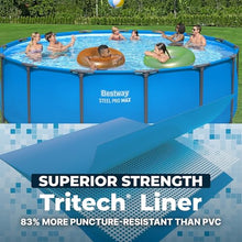 Bestway Steel Pro MAX 15’ x 48 Above Ground Swimming Pool, Pool Only, Blue