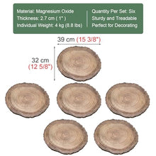 ZLyXZQG Outdoor Stepping Stones,6PCS Stepping Stones for Garden,Paver Stones,Garden Stepping Stones Outdoor,Round Stepping Stones Decorative Garden Stones， Garden Woodgrain Stepping Stone