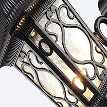 outdoor floor lamp 2 lights outdoor floor lamp, waterproof rust proof aluminum floor lamp, traditional Victoria lawn lighting, pillar glowing garden decoration, lumi column
