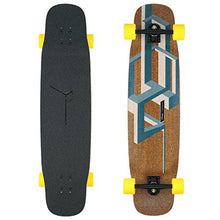 Loaded Boards Basalt Tesseract Bamboo Longboard Skateboard Complete Dark Blue