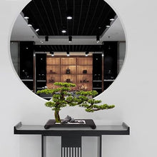 YXIANG56Q Fake Plants Artificial Bonsai Pine Simulation Green Plant Bonsai Indoor Fake Plant Potted Artificial House Plants for Home Living Room Porch Display Bonsai Tree