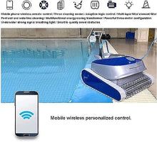 KANGJIEM Robotic Pool Vacuum Cleaner, 90° Climbing Wall Swimming Pool Cleaning Robot, Automatic Vacuum Cleaner for Above Ground Pool & Inground Swimming Pool