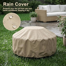 2-Piece 30" Propane Fire Pit Table for Outside Patio with Hidden Tank Table